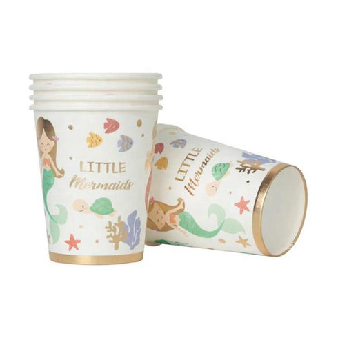 Mermaid Theme Birthday Party Tableware Package (#Type C)